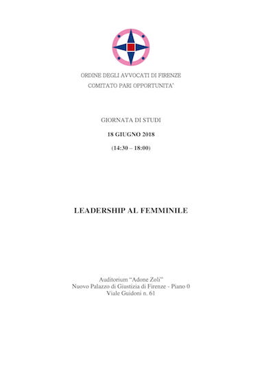 Leadership al femminile